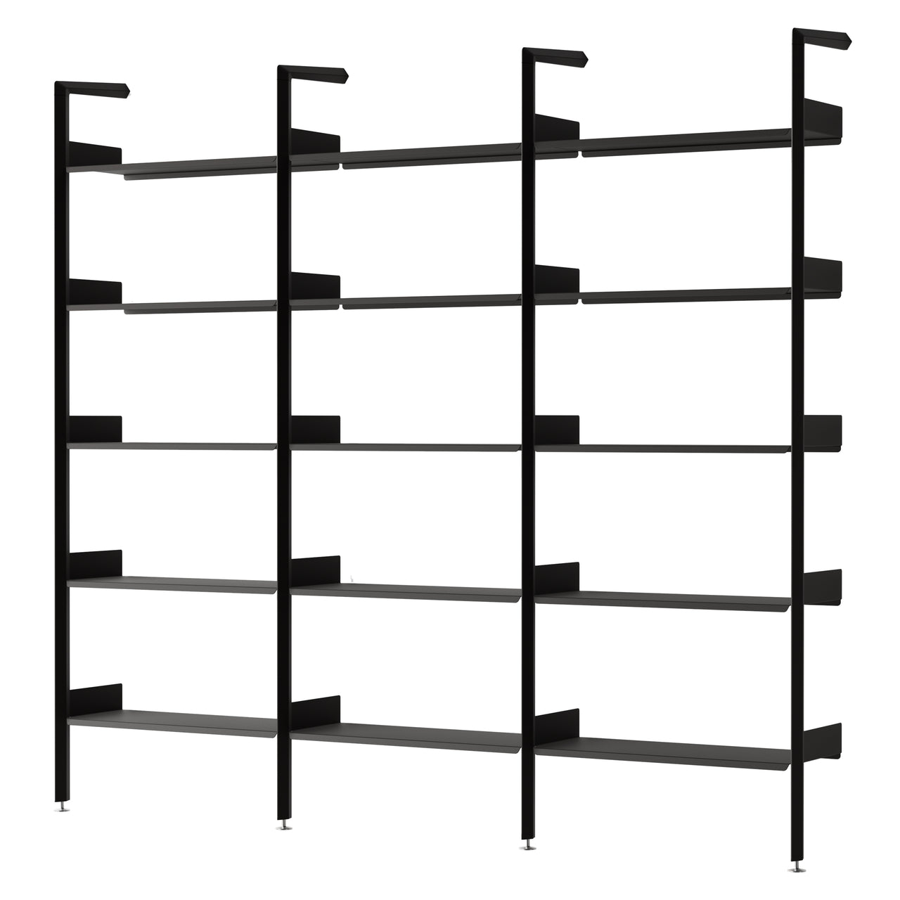 Rombe Modular Shelving: Configuration F + Anthracite