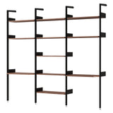 Rombe Modular Shelving: Configuration I + Lacquered Walnut