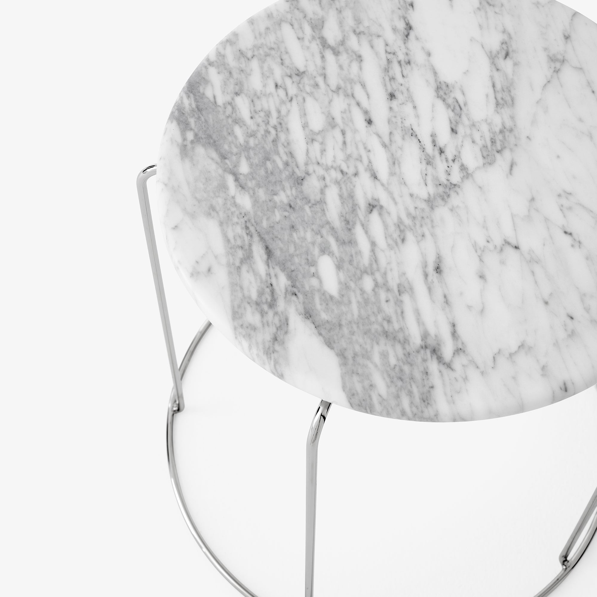 Wire Stool VP11: Marble