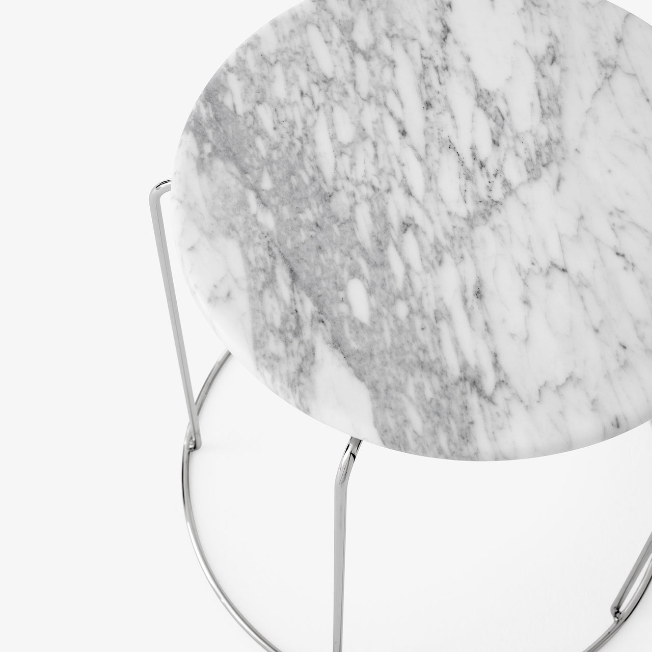 Wire Stool VP11: Marble