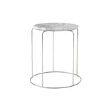 Wire Stool VP11: Marble + Bianco Carrara