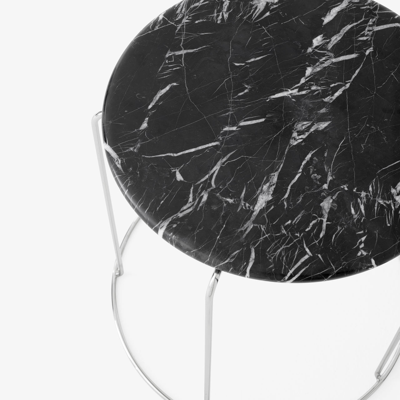 Wire Stool VP11: Marble
