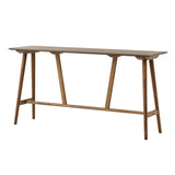 In Between Bar + Counter Table: 4 legs + Counter - SK25 + Smoked Lacquered Oak