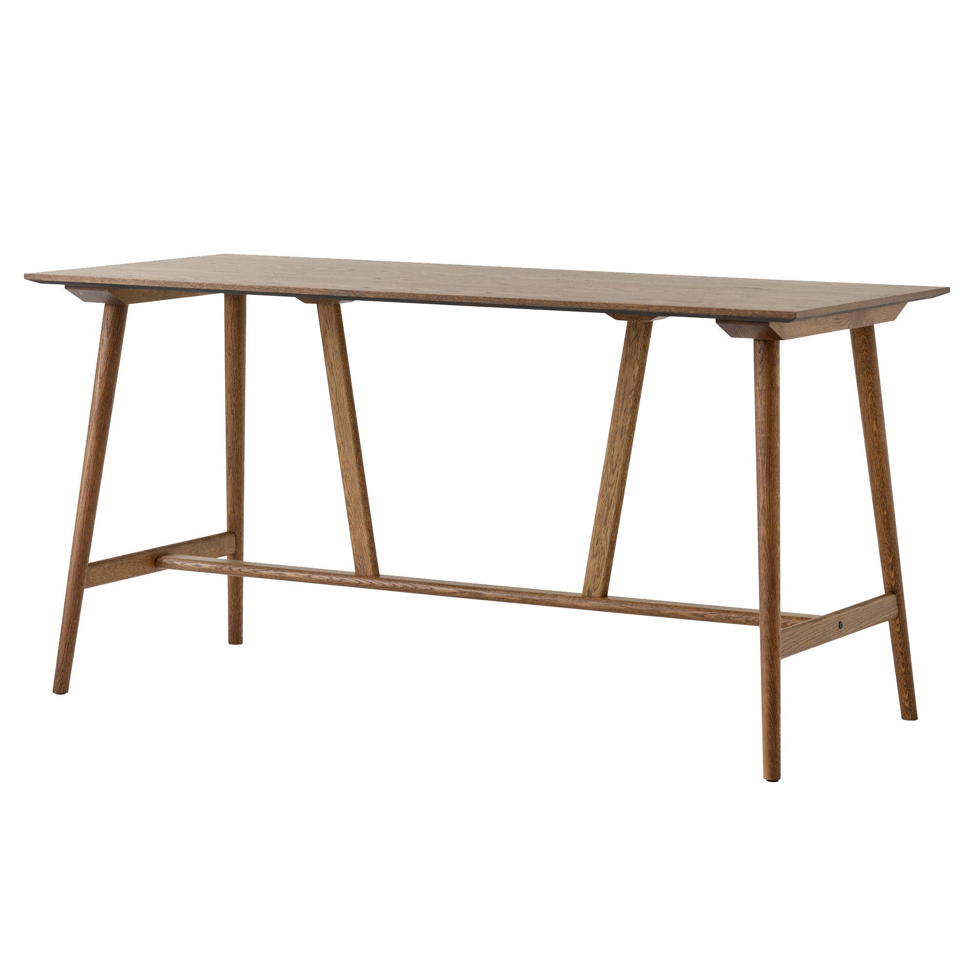 In Between Bar + Counter Table: 4 legs + Counter - SK26 + Smoked Lacquered Oak
