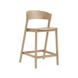 Cover Bar + Counter Stool: Counter + Oak + With Footrest