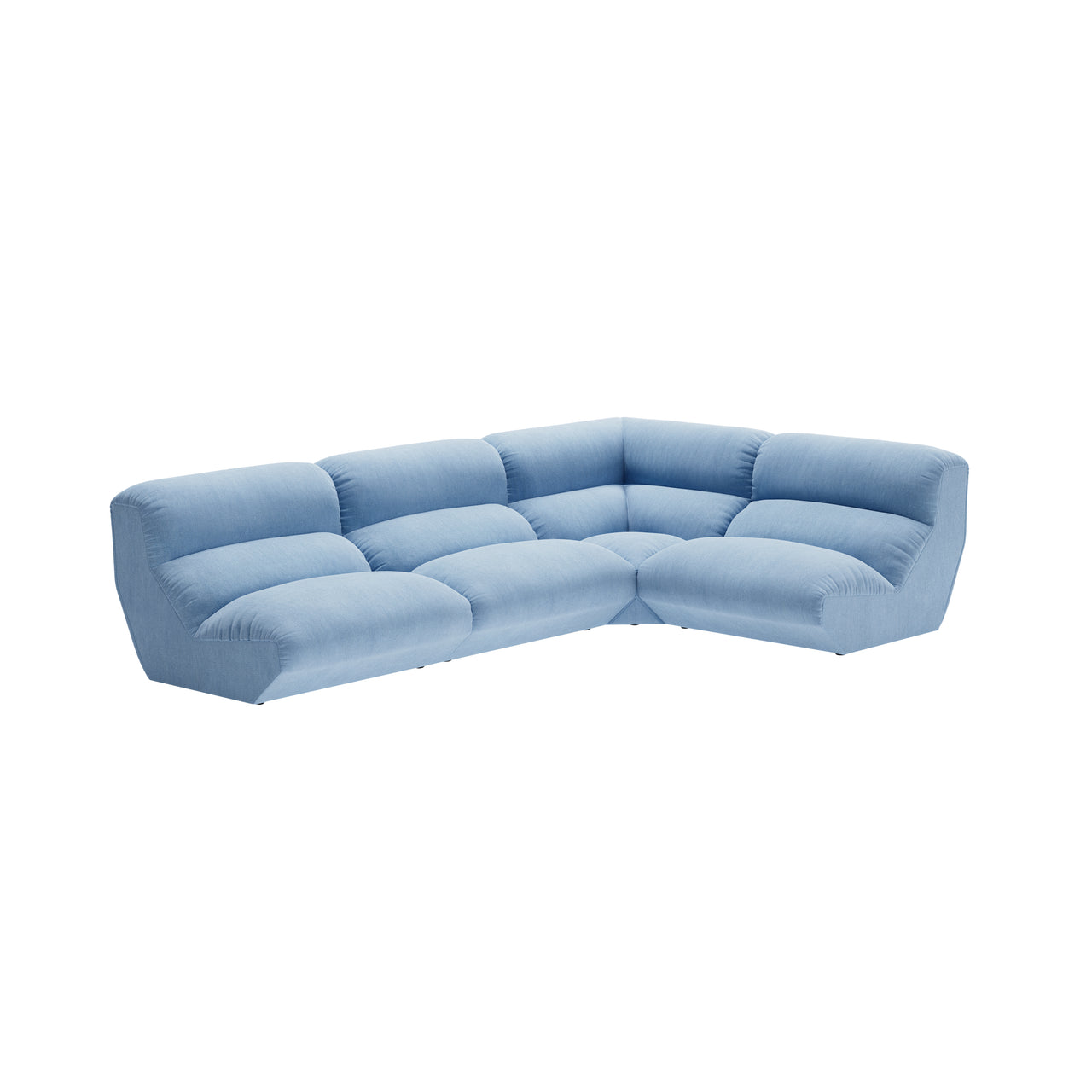 Hi Lo Sofa Modular: Configuration E + Gentle 0733