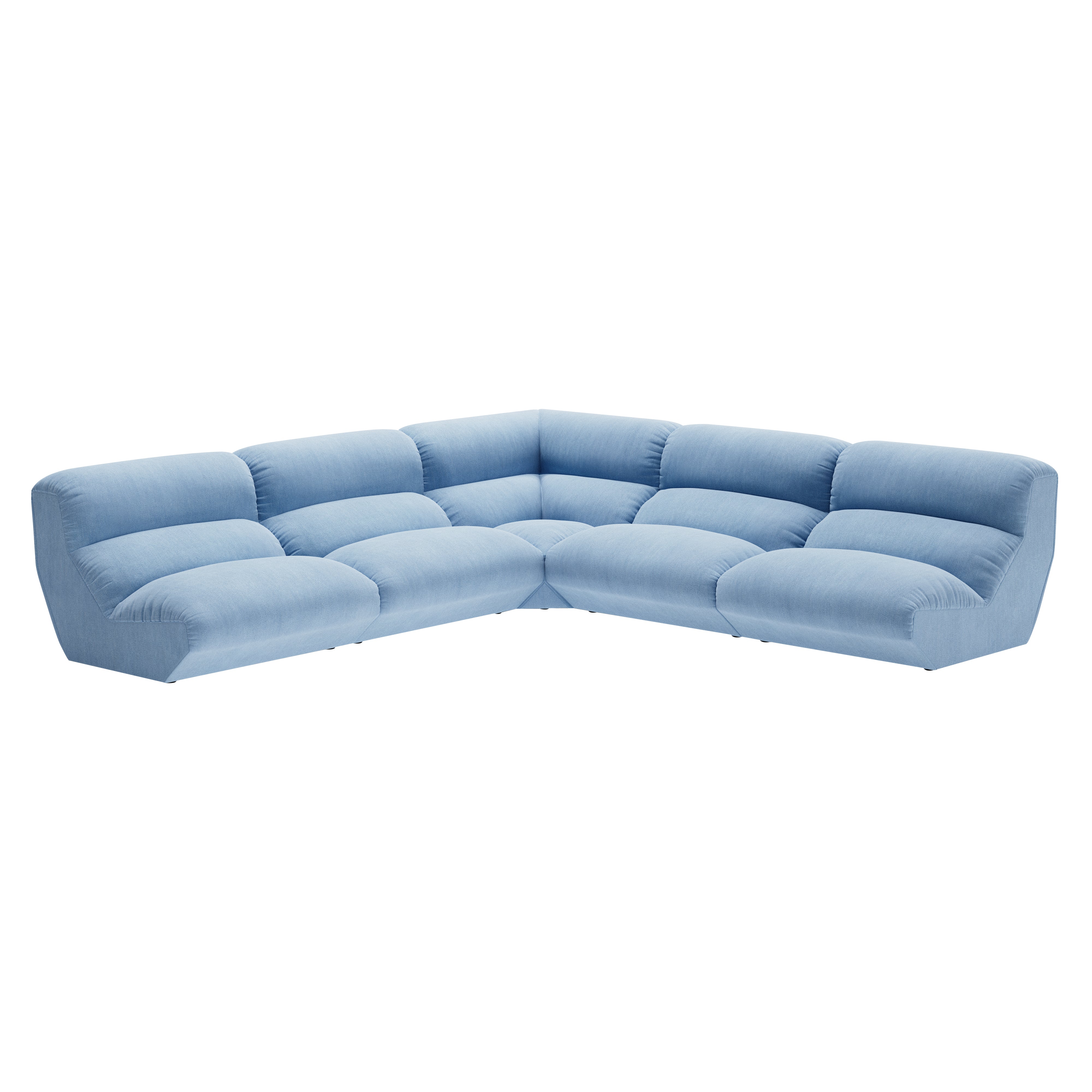 Hi Lo Sofa Modular: Configuration G + Gentle 0733