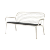 Thorvald SC110 Outdoor Lounge Sofa with Seatpad: Ivory + Heritage Char