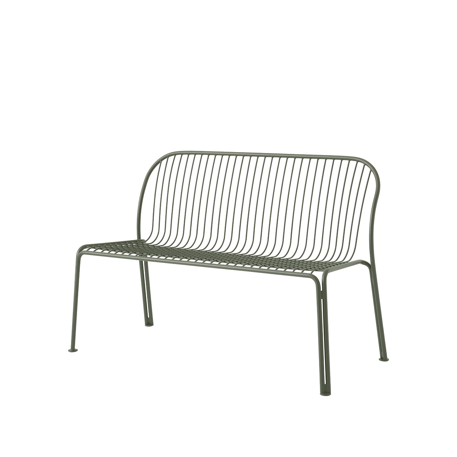 Thorvald SC111 Outdoor Dining Bench: Bronze Green