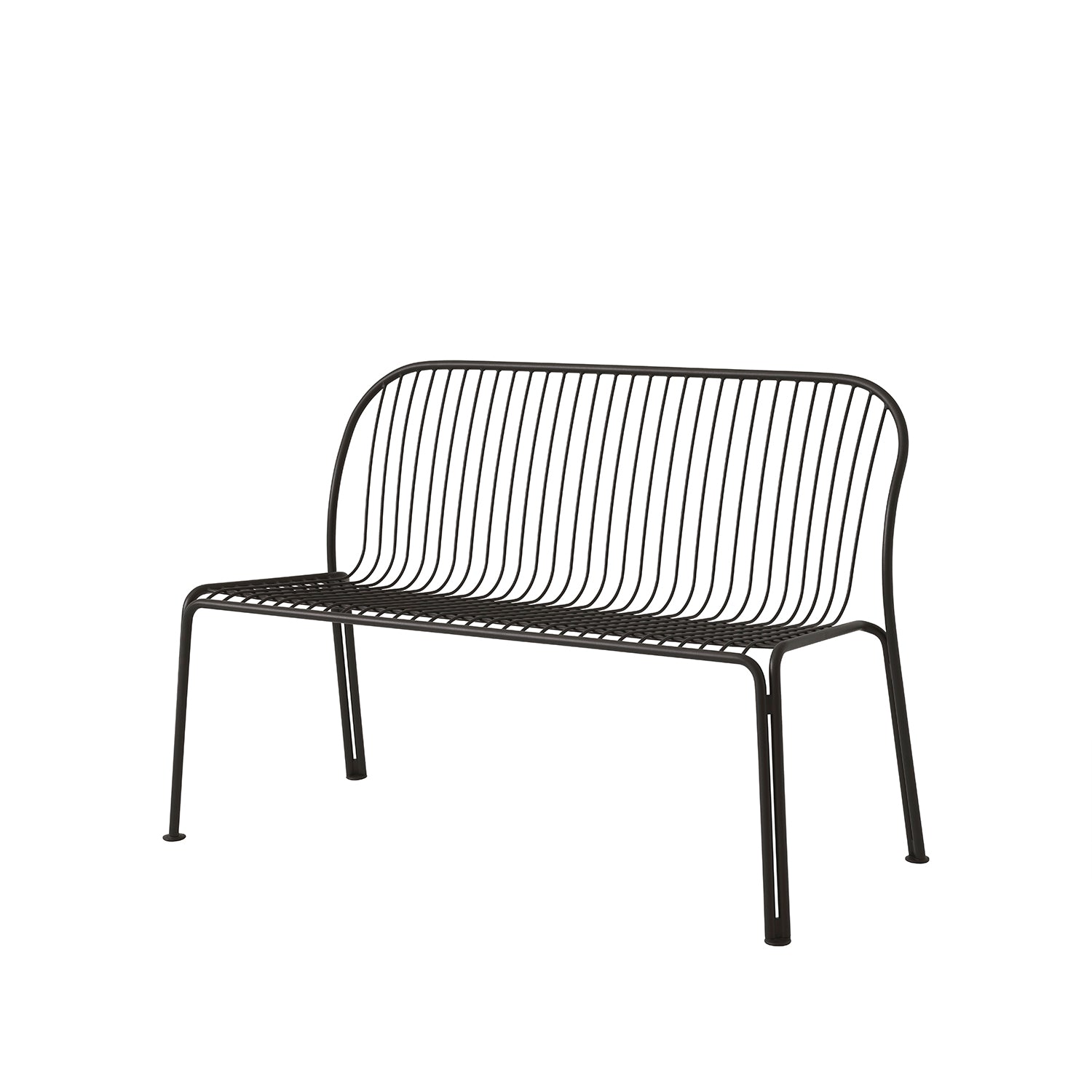 Thorvald SC111 Outdoor Dining Bench: Warm Black