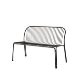 Thorvald SC111 Outdoor Dining Bench: Warm Black