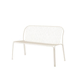 Thorvald SC111 Outdoor Dining Bench: Ivory