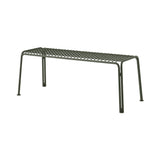 Thorvald SC112 Outdoor Bench: Bronze Green