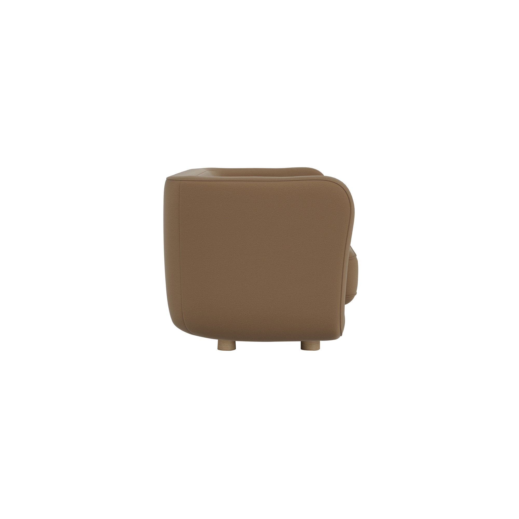 Vilhelm Sofa: Natural Oak + Grand Mohair 1103