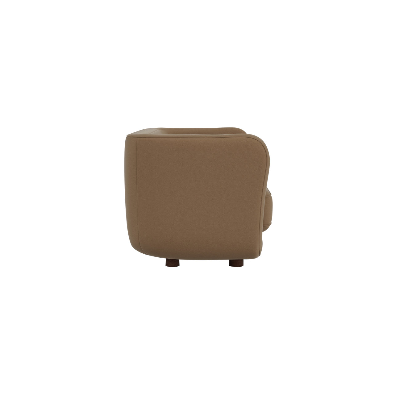 Vilhelm Sofa: Dark Stained Oak + Grand Mohair 1103