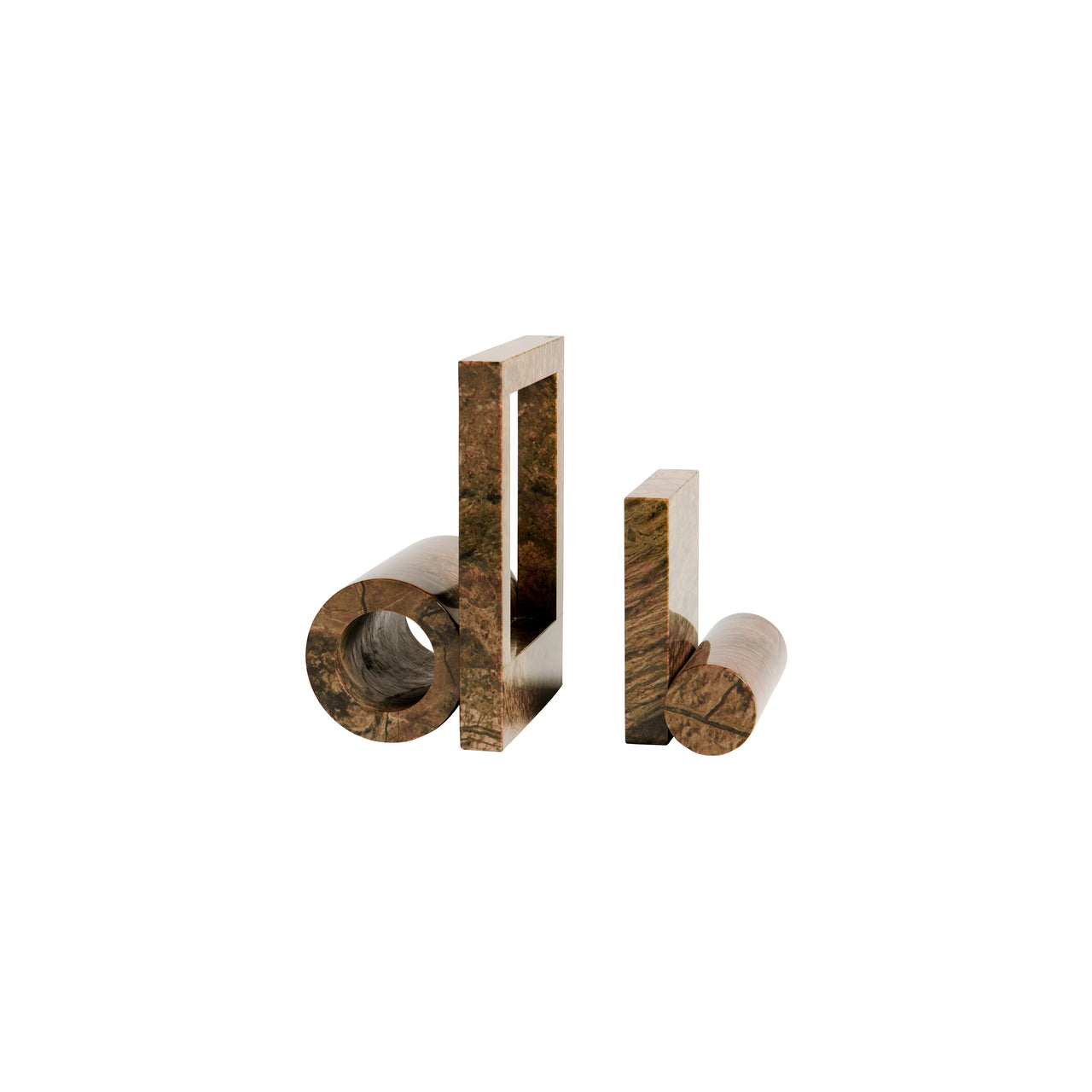Booknd Bookend: Set of 2 + Brown