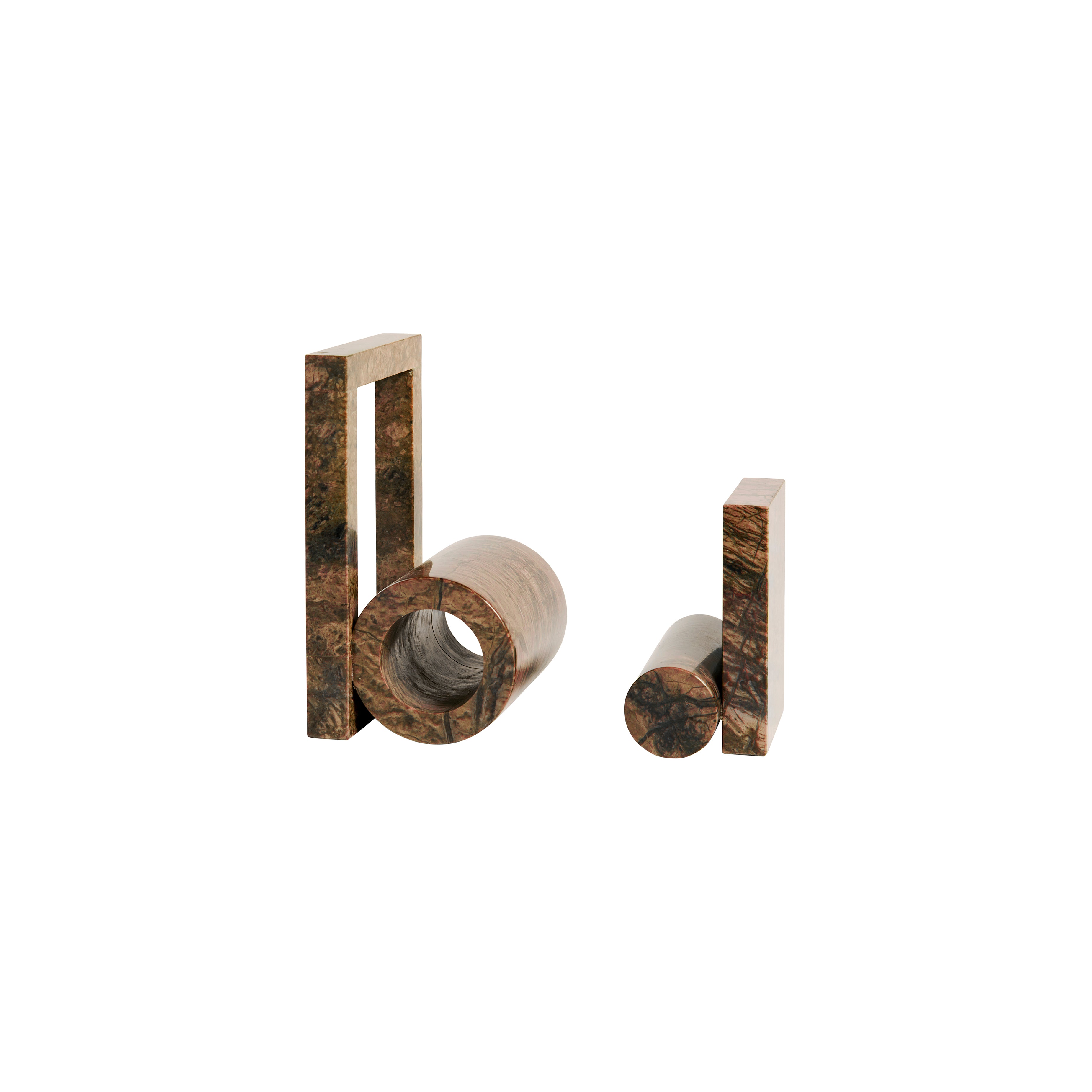 Booknd Bookend: Set of 2 + Brown