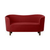 Mingle Sofa: Dark Stained Oak + Vidar 0582