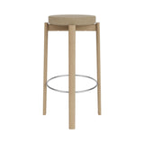 Passage Bar + Counter Stool: Upholstered + Natural Oak + Steel