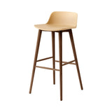 Rely Bar + Counter Lowback Chair: HW123 + HW118 + Bar (HW123) + Beige Sand + Walnut