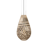 Koura Pendant Light: Extra Large + Bamboo + Black + Black