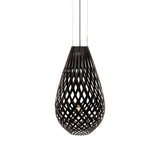 Kōura Pendant Light: Large + Black + Black