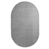 Kyoto Rug: Oval + Grey