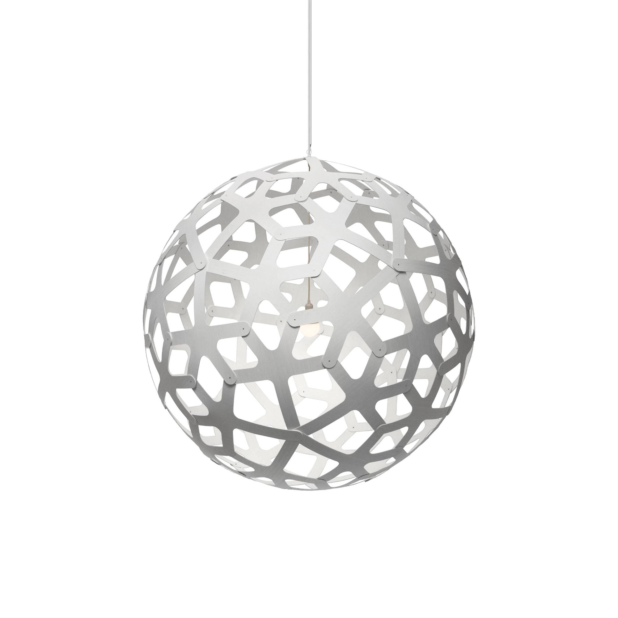 Coral Pendant Light: XX Large + White + White