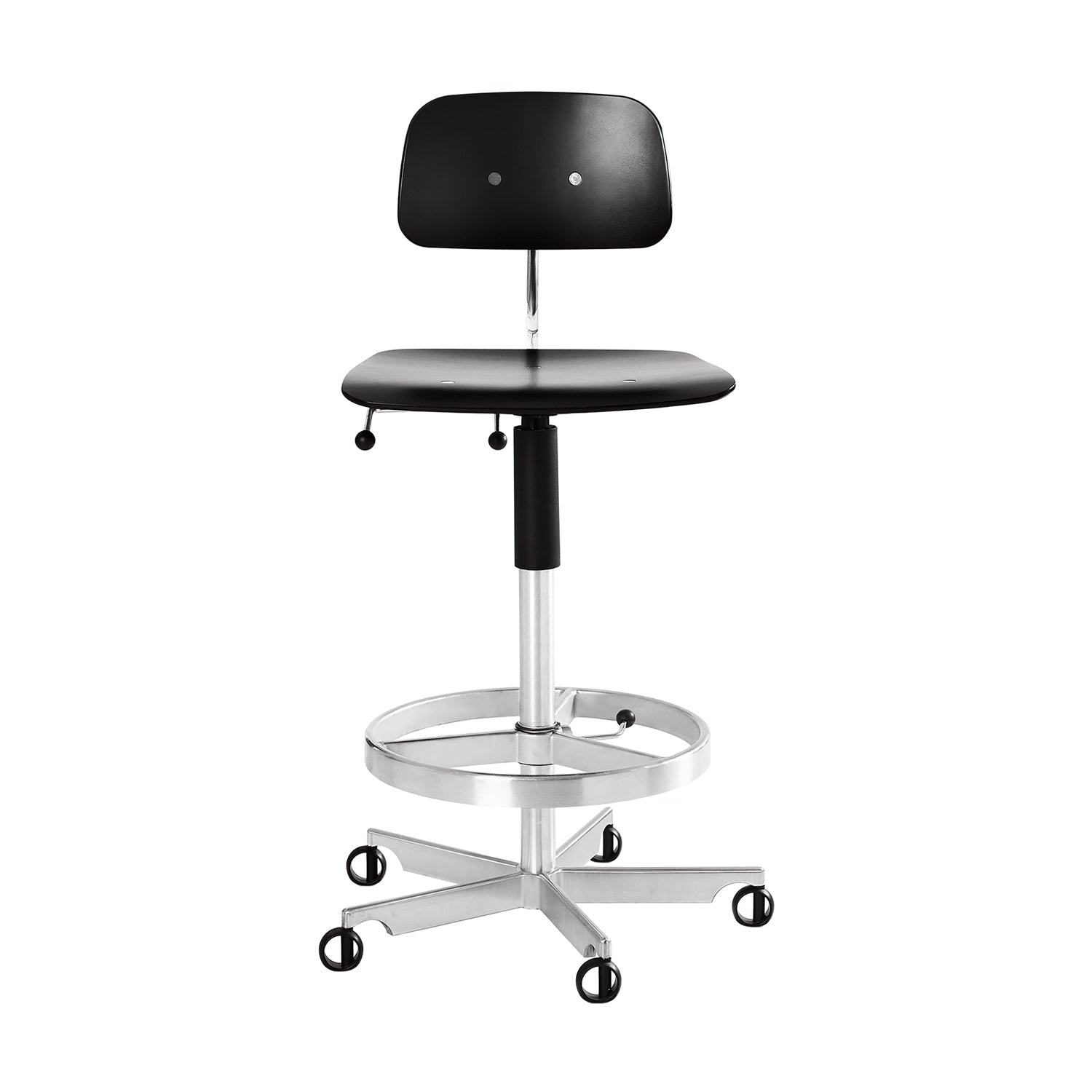 Kevi Chair 2533: Lazure - Black + With Tilt