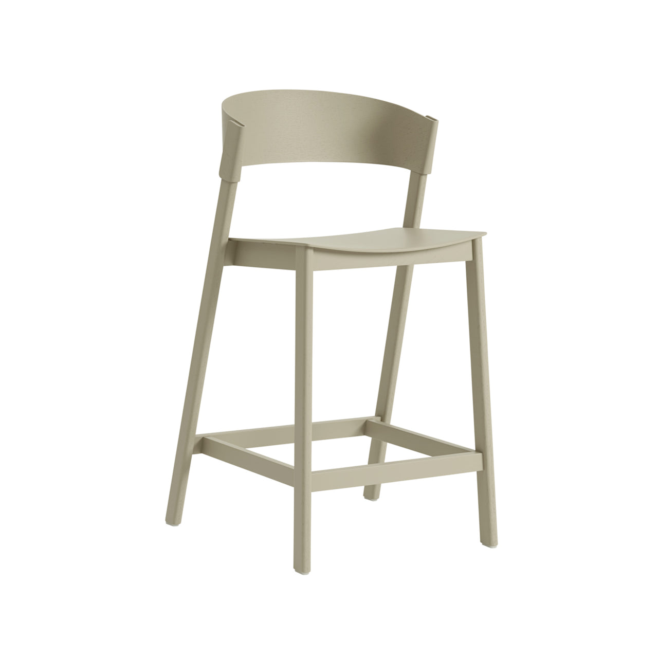 Cover Bar + Counter Stool: Counter + Dark Beige