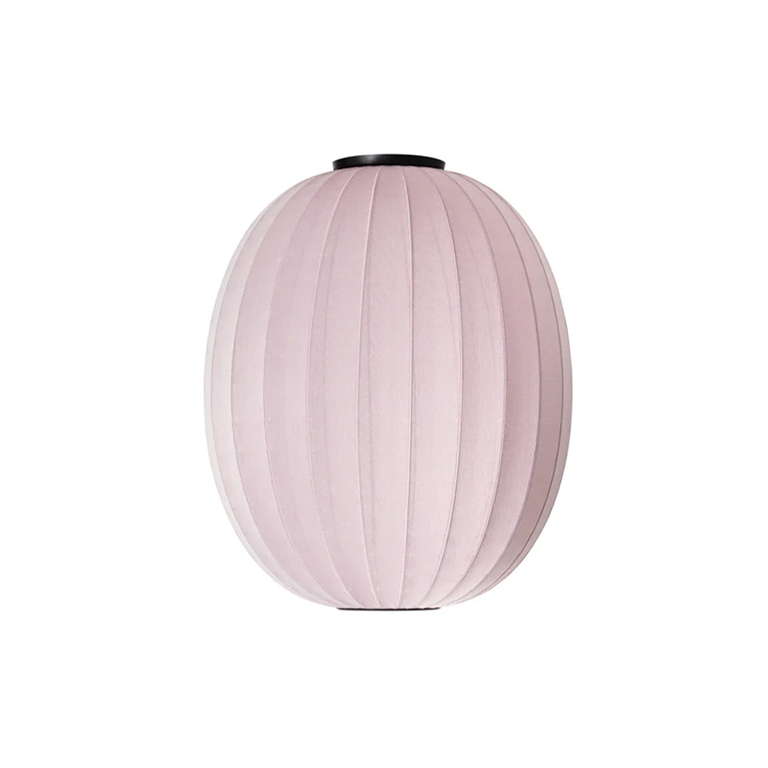 Knit-Wit High Oval Ceiling Lamp: Light Pink