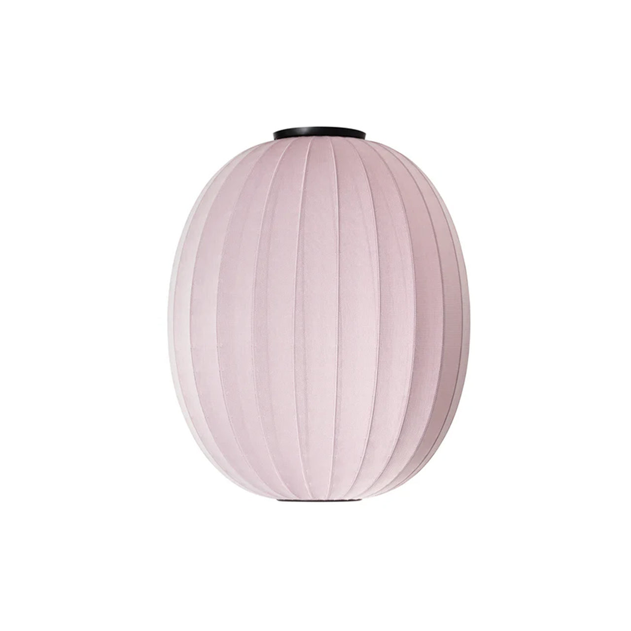 Knit-Wit High Oval Ceiling Lamp: Light Pink