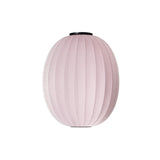 Knit-Wit High Oval Ceiling Lamp: Light Pink