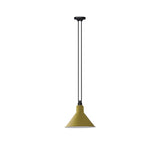 Les Acrobates N° 322 Pendant Lamp: Large + Yellow + Conic