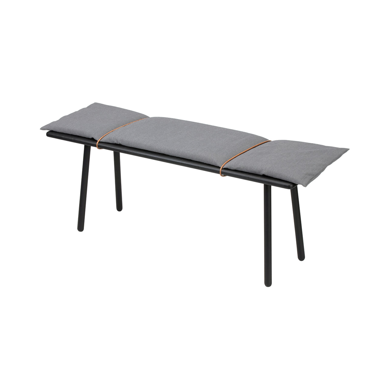 Georg Bench: Black Oak + Light Grey