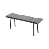 Georg Bench: Black Oak + Light Grey