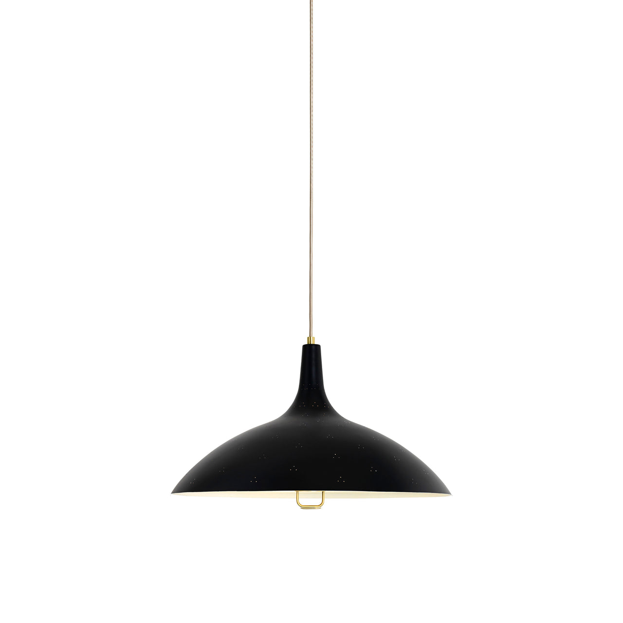 1965 Pendant Lamp: Soft Black Semi Matt