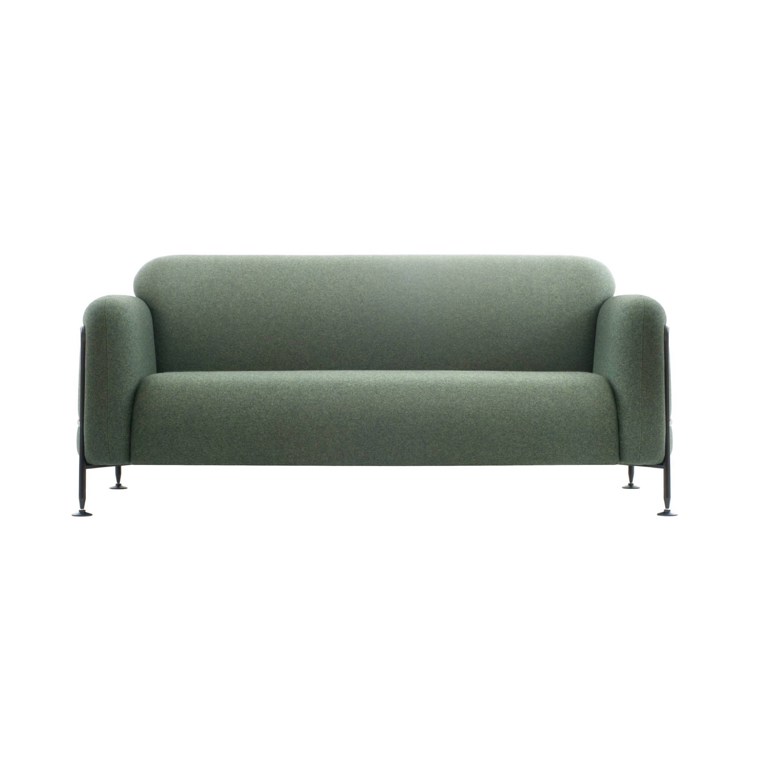 Mega Sofa: 2 Seater + Black