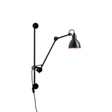 Lampe Gras N°210 Wall Lamp: Black + Copper + Round