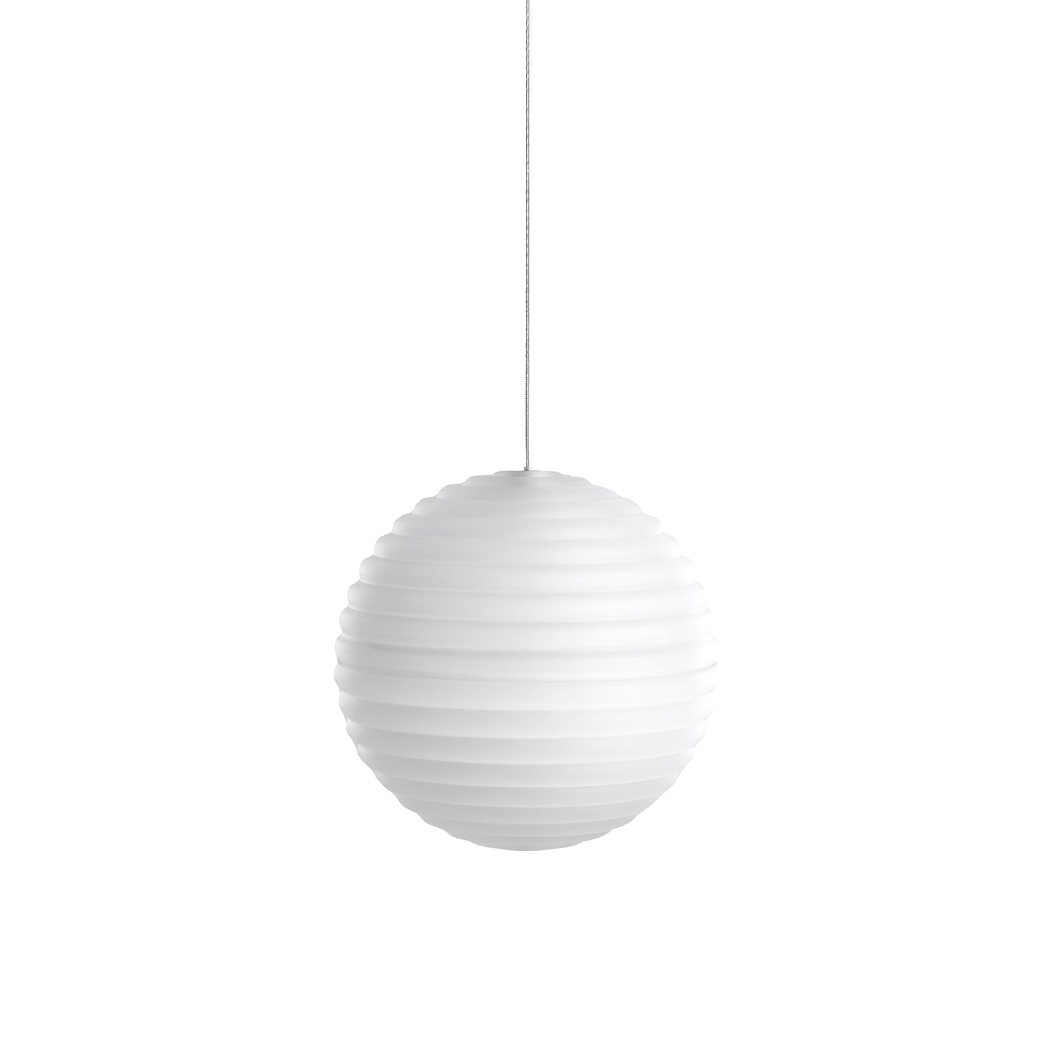 Press Sphere Frosted Pendant: Regular - 11.8