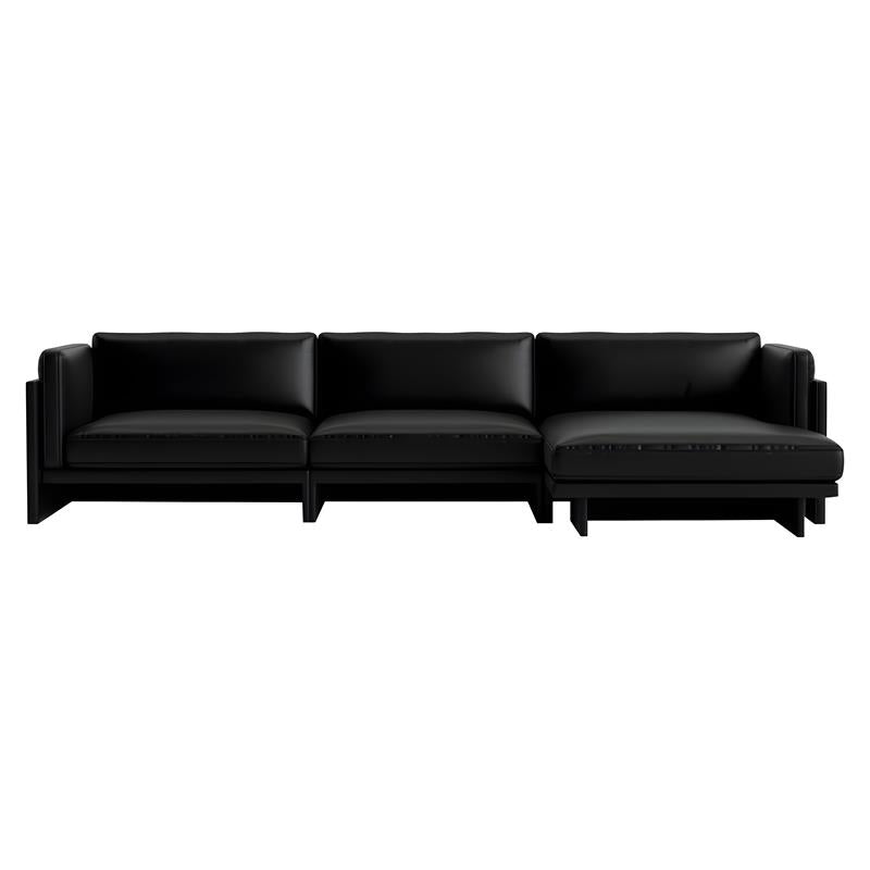 Softy Modular Sofa: 4 Seater with Right Chaise Lounge