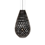 Kōura Pendant Light: Extra Large + Black + Black