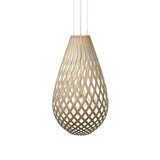 Koura Pendant Light: XX Large
 + Bamboo + White + White