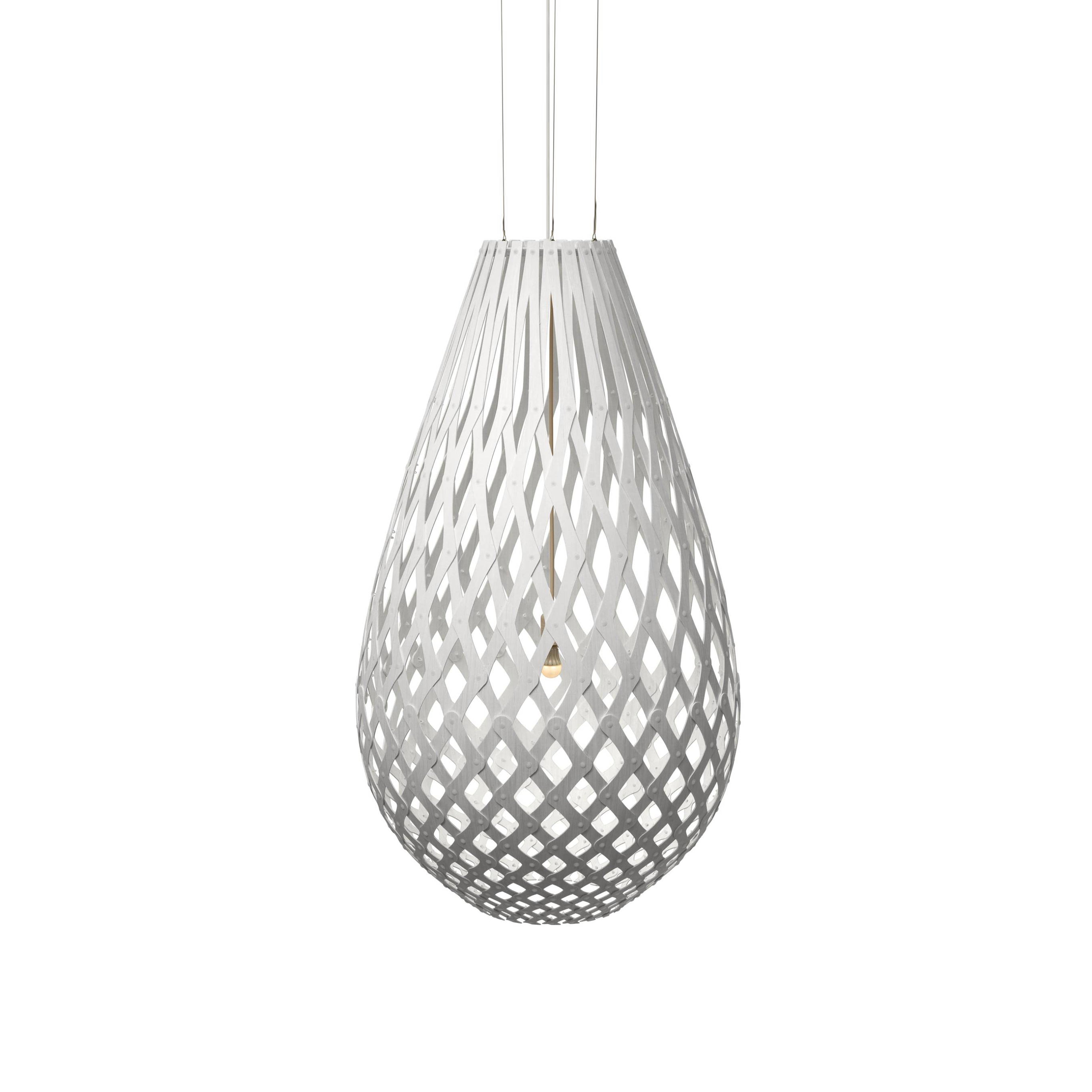 Kōura Pendant Light: Extra Large + White + White