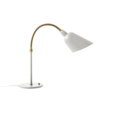Bellevue Table Lamp AJ8: Ivory White + Brass