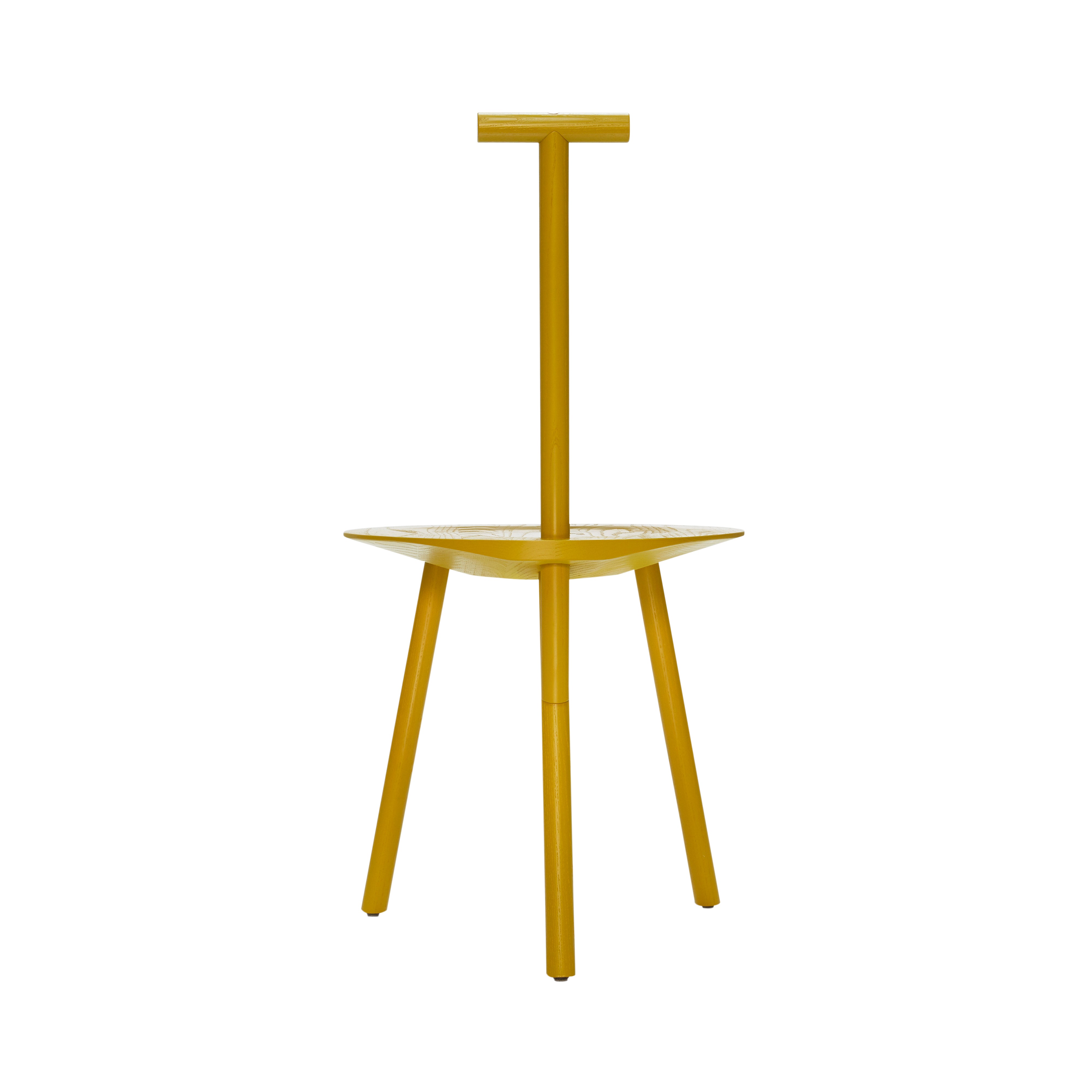 Spade Chair: Stained Turmeric Yellow