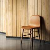 Form Chair: Wood Base + Upholstered