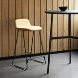 Just Bar + Counter Stool with Back: Full Upholstered