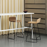 Just Bar + Counter Stool with Back: Full Upholstered