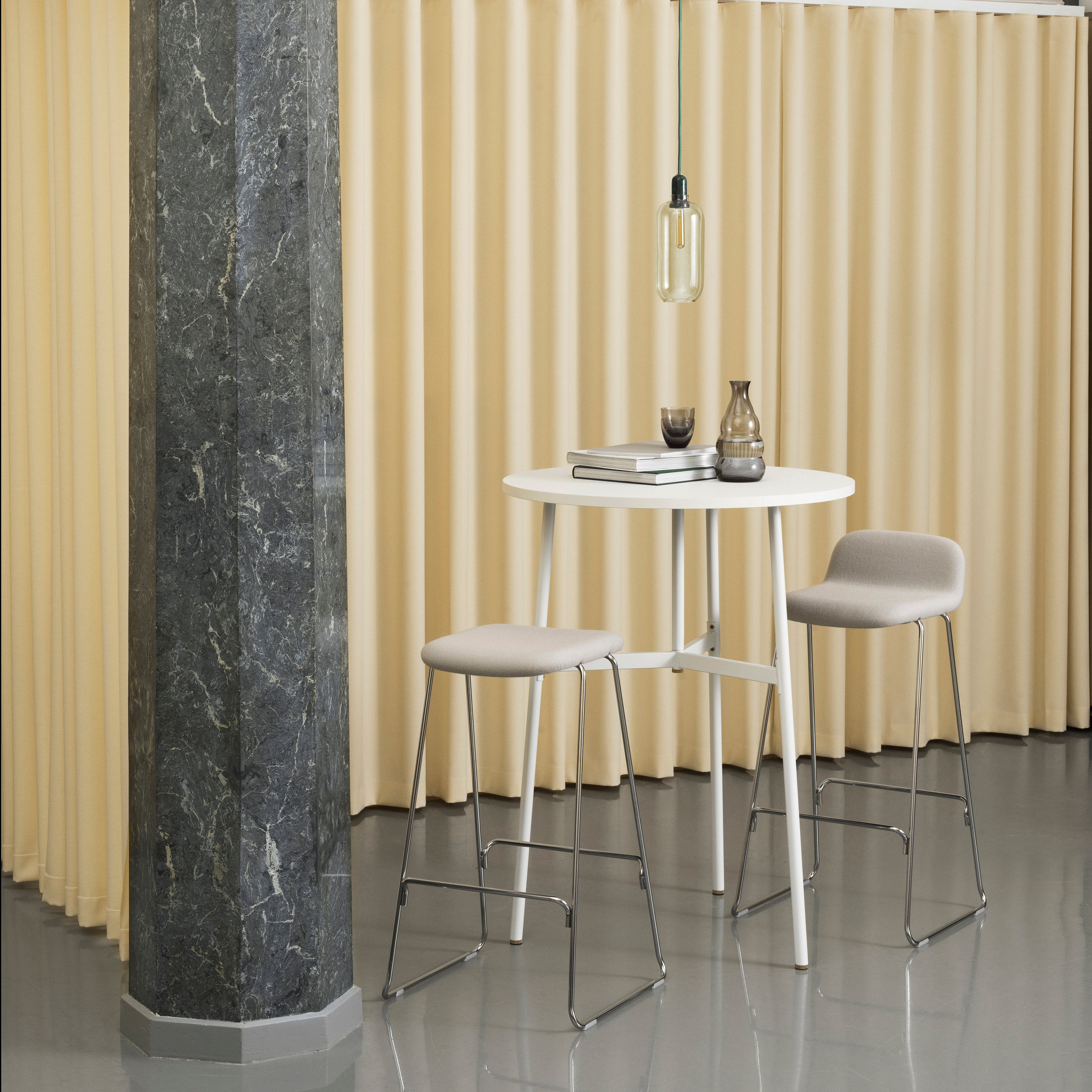 Just Bar + Counter Stool with Back: Full Upholstered